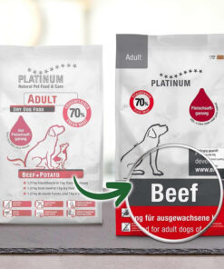 Alternative view of Platinum Pet Food & Care Adult Beef & Potato 15kg Ξηρά Τροφή χωρίς Σιτηρά & Γλουτένη για Ενήλικους Στειρωμένους Σκύλους με Μοσχάρι και Πατάτες