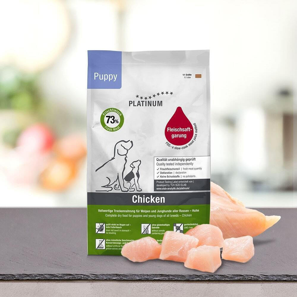 Platinum Pet Food & Care Dry Dog Food 1.5kg Ξηρά Τροφή χωρίς Γλουτένη για Κουτάβια με Κοτόπουλο