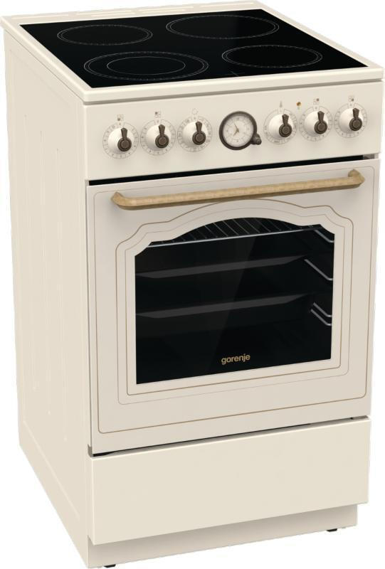 Gorenje GECS5B70CLI Κουζίνα 70lt με Κεραμικές Εστίες Π57.6εκ. Μπεζ - Image 2
