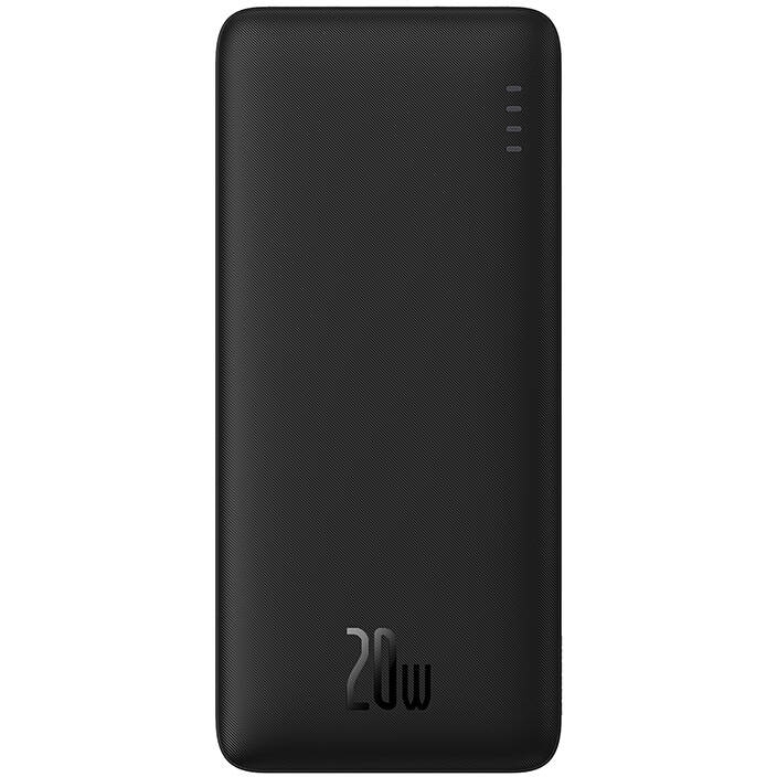 Baseus Airpow Power Bank 20000mAh 20W με Θύρα USB-A και Θύρα USB-C Μαύρο - Image 2