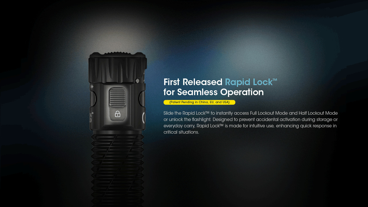 NiteCore Επαναφορτιζόμενος Φακός LED IP68 με Μέγιστη Φωτεινότητα 4000lm EDC33 - Image 10