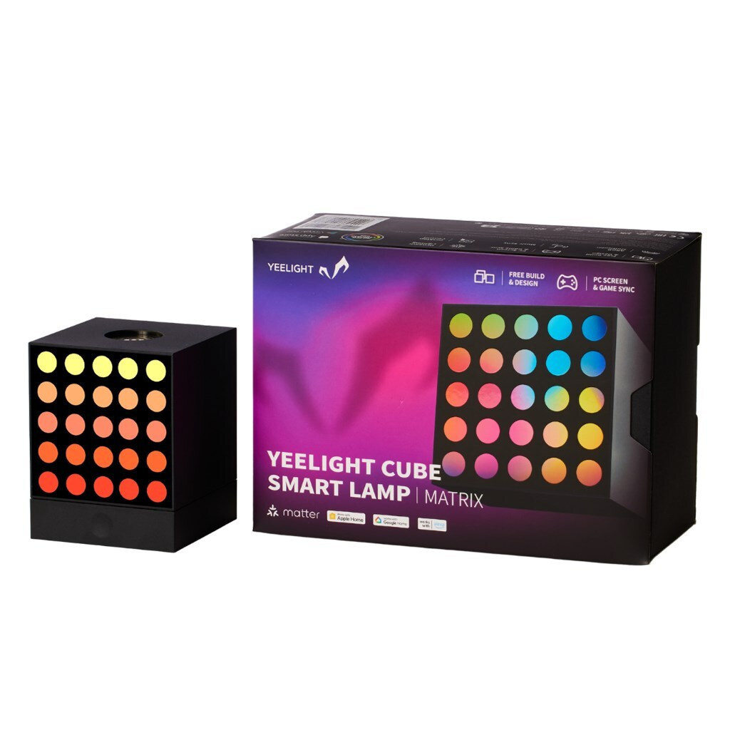 Yeelight Smart Διακοσμητικό Φωτιστικό Smart LED RGB Πίνακας 5x5x75εκ. YLFWD-0010 - Image 2