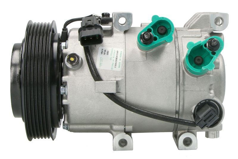 Mahle Air Conditioning Compressor Hyundai Ix35 Kia Sportage Iii 1.6 11.10 6vs14ec 12v R1234yf R134a 125mm 6 Grooves 29.2x18.5x21.25 Cm