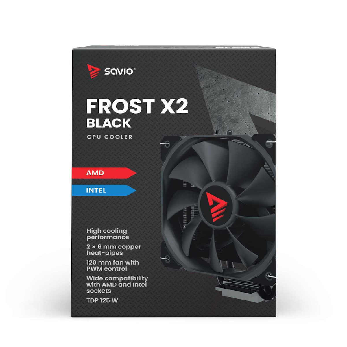 Savio Frost Black X2 Ψύκτρα Επεξεργαστή για Socket 1200/115x/1700 - Image 6