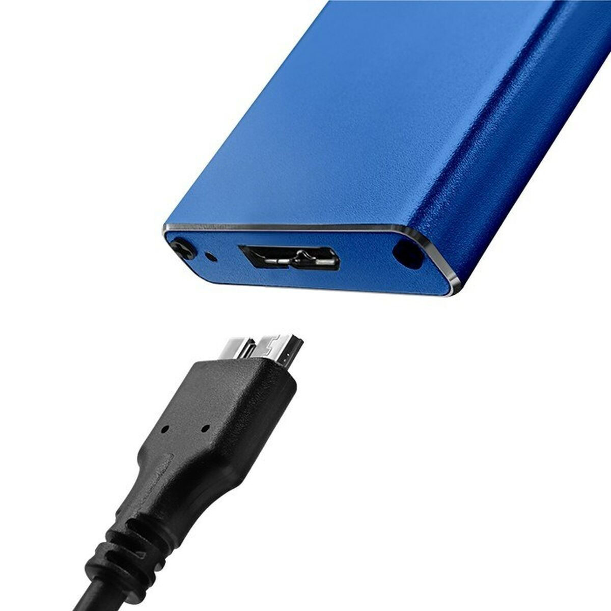 Qoltec Θήκη για Σκληρό Δίσκο M.2 SATA III με σύνδεση USB 3.0 σε Μπλε χρώμα 51832 - Image 5