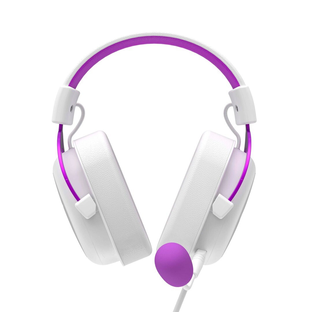Havit H2002D Over Ear Gaming Headset με σύνδεση 3.5mm Μωβ - Image 4