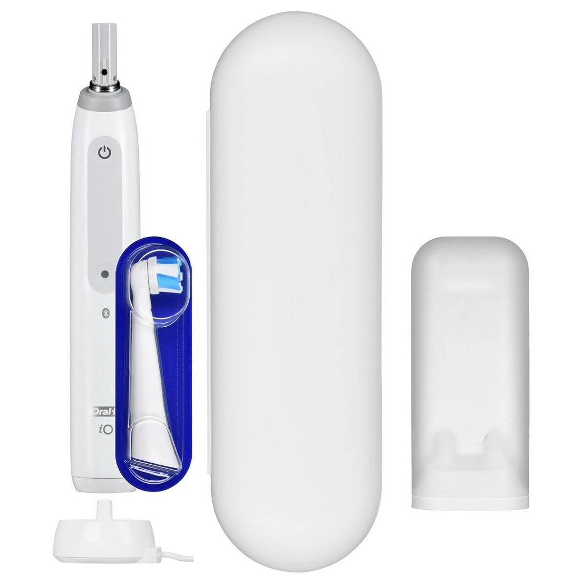 Oral-B iO Series 4 Ηλεκτρική Οδοντόβουρτσα με Χρονομετρητή, Αισθητήρα Πίεσης και Θήκη Ταξιδίου Quite White - Image 2