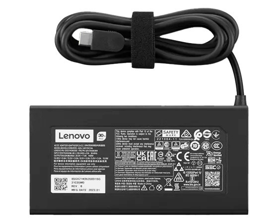 Lenovo USB-C Φορτιστής Laptop 140W 20V με Αντάπτορα Τροφοδοσίας - Image 2