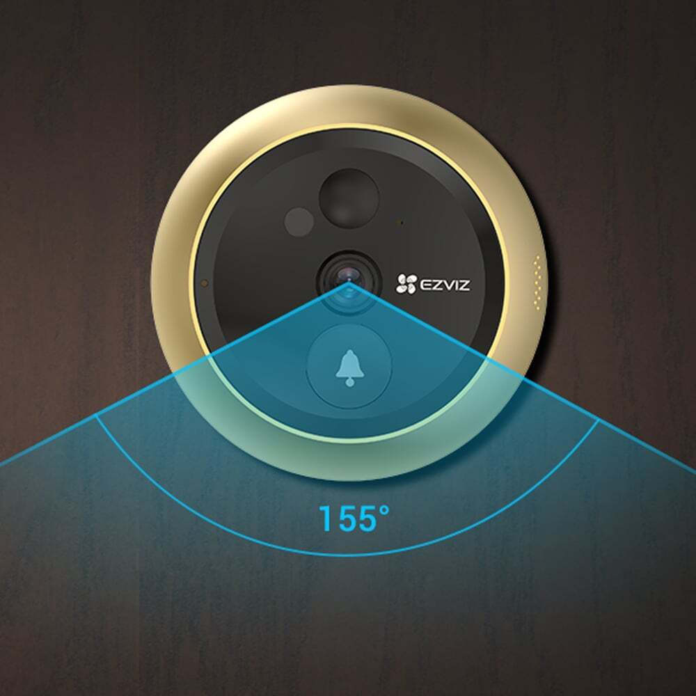 Ezviz Cs-dp2c Σετ Θυροτηλεόρασης Wi-Fi Χρυσό - Image 2