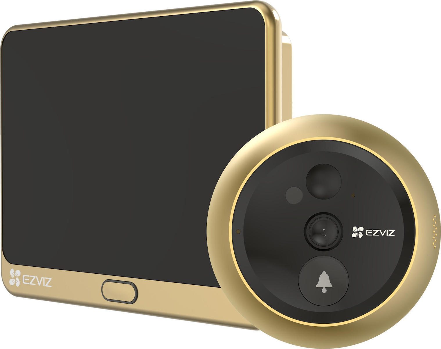 Ezviz Cs-dp2c Σετ Θυροτηλεόρασης Wi-Fi Χρυσό