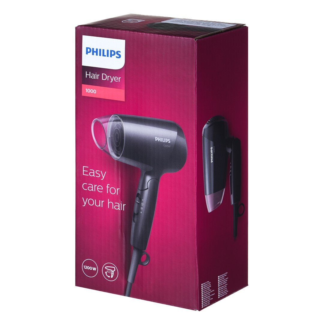 Philips EssentialCare Πιστολάκι Μαλλιών Ταξιδίου 1200W BHC010/00 - Image 8