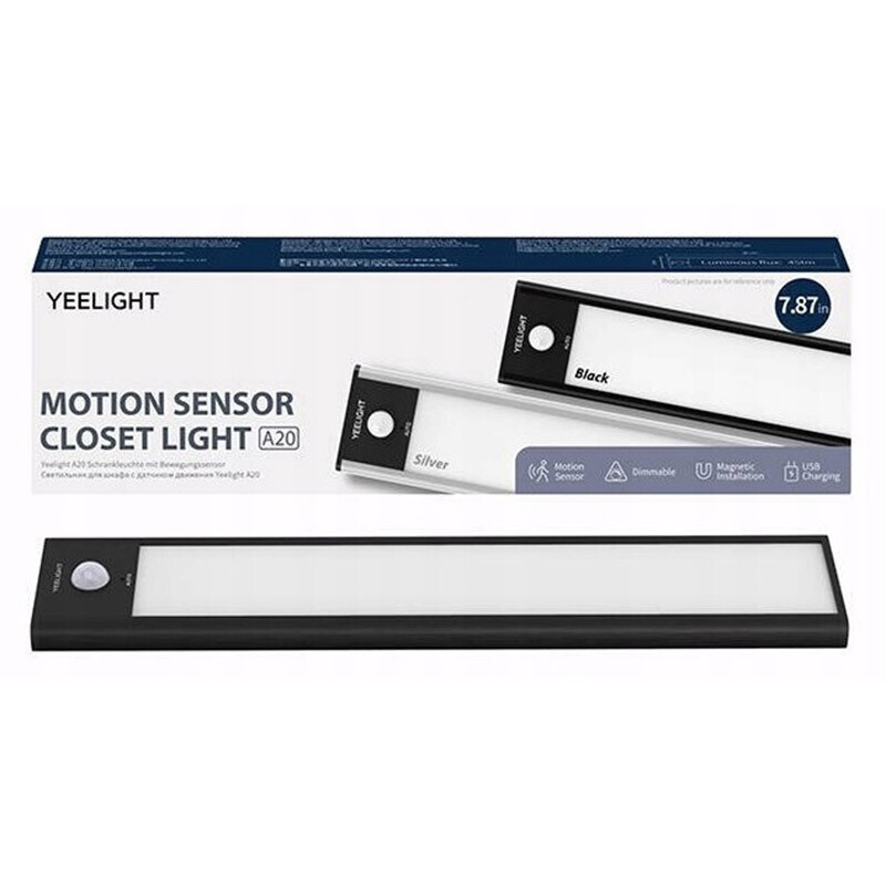 Yeelight LED Φωτιστικό Γραμμικό για Ντουλάπες με Τροφοδοσία Μπαταρίας και Αισθητήρα Κίνησης Black YLCG002 - Image 4