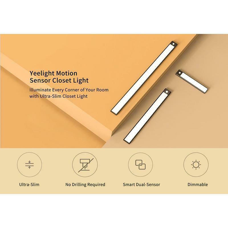 Yeelight Φωτιστικό για Ντουλάπες με Τροφοδοσία Μπαταρίας και Αισθητήρα Κίνησης Black - Image 7