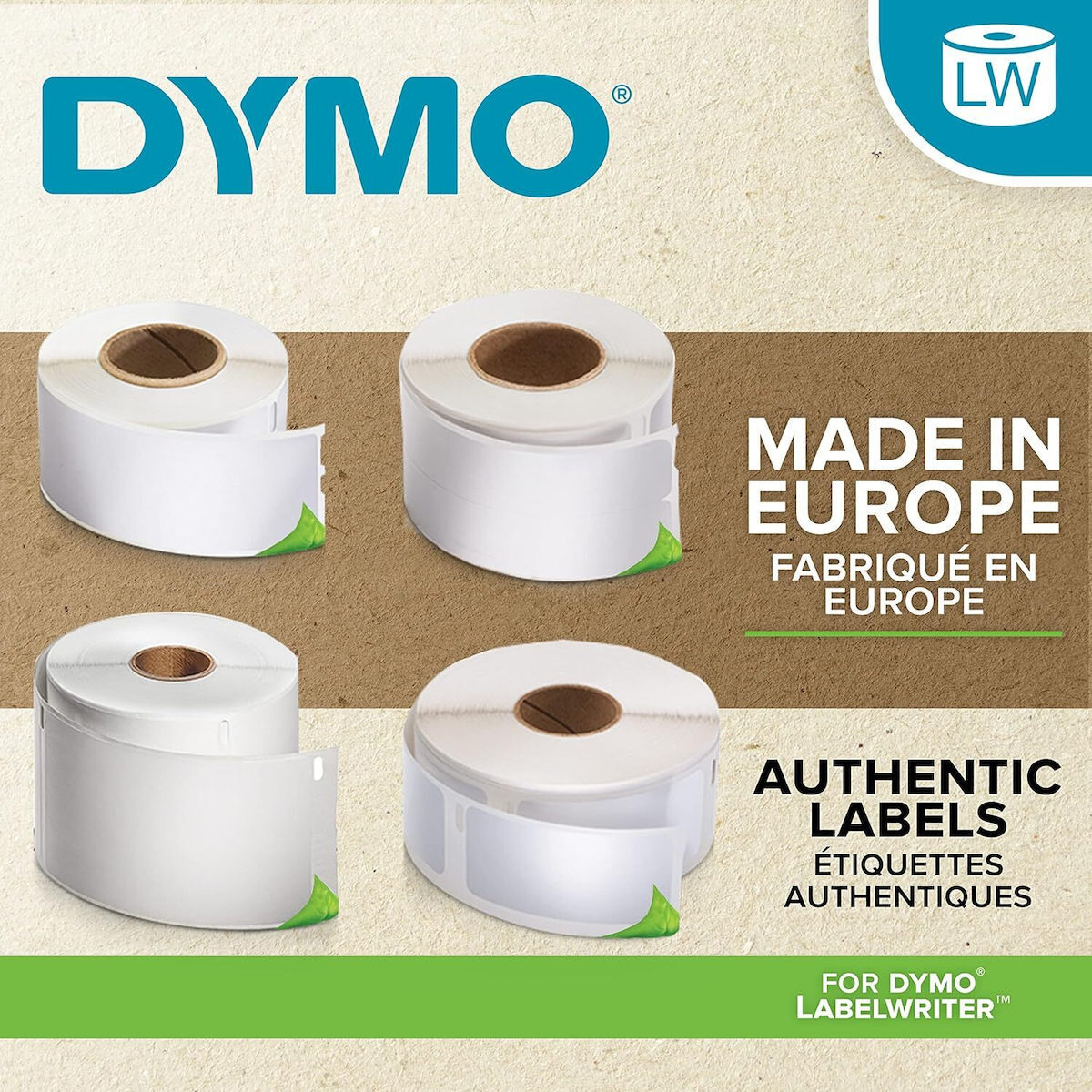 Dymo 11356 300 Αυτοκόλλητες Ετικέτες σε Ρολό για Εκτυπωτή Ετικετών 89x41mm - Image 8