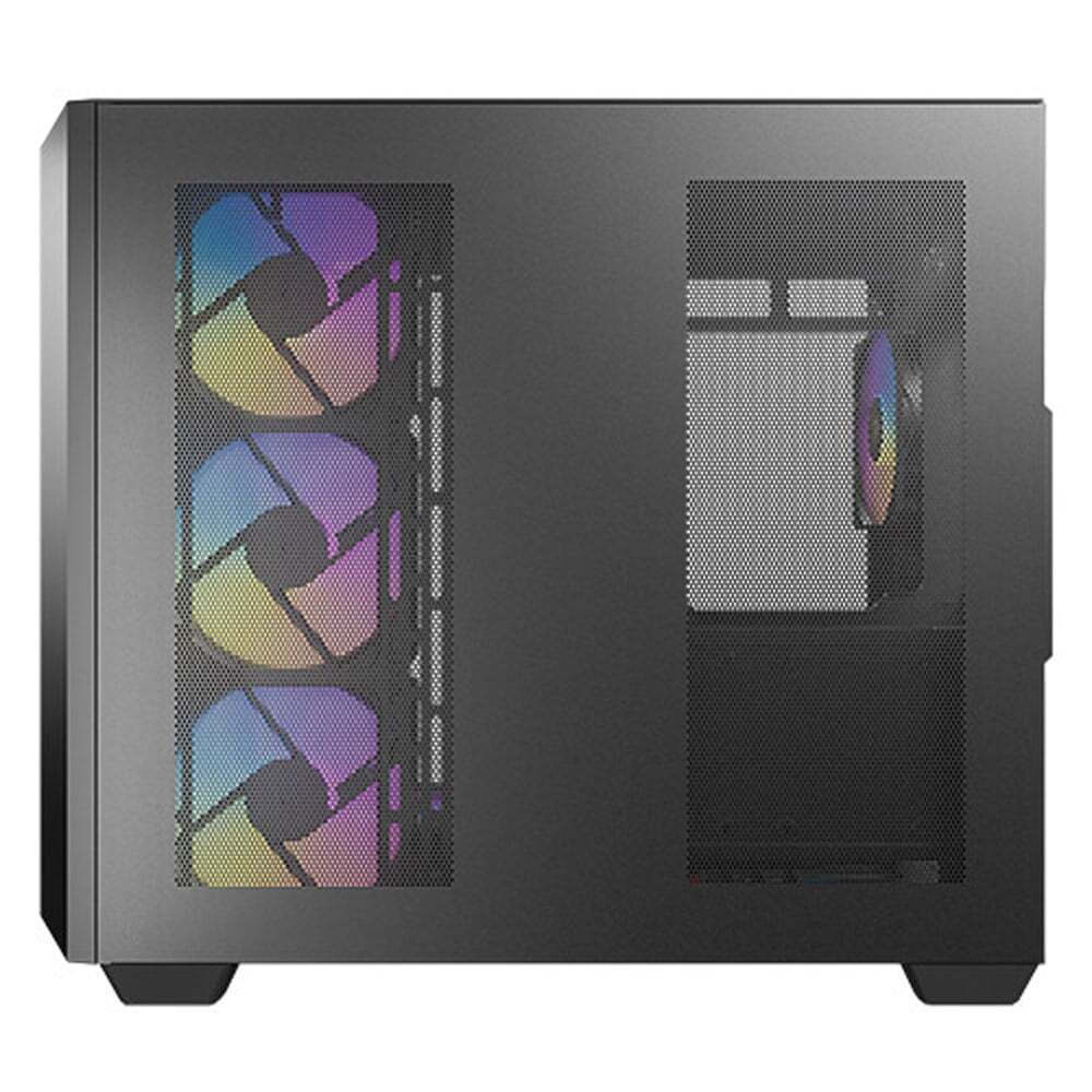 Antec C5 Gaming Midi Tower Κουτί Υπολογιστή με Πλαϊνό Παράθυρο και RGB Φωτισμό Μαύρο - Image 6