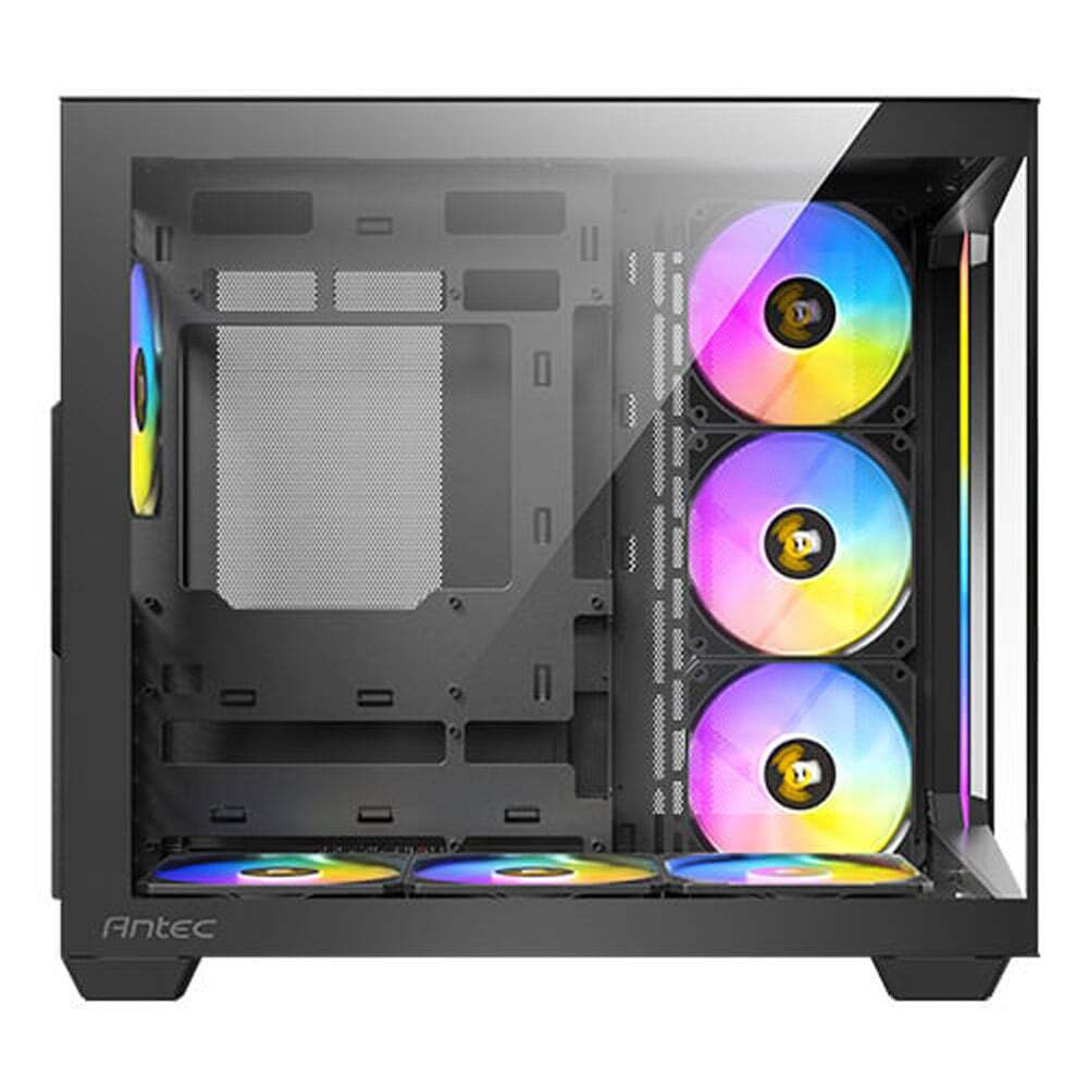 Antec C5 Gaming Midi Tower Κουτί Υπολογιστή με Πλαϊνό Παράθυρο και RGB Φωτισμό Μαύρο - Image 3