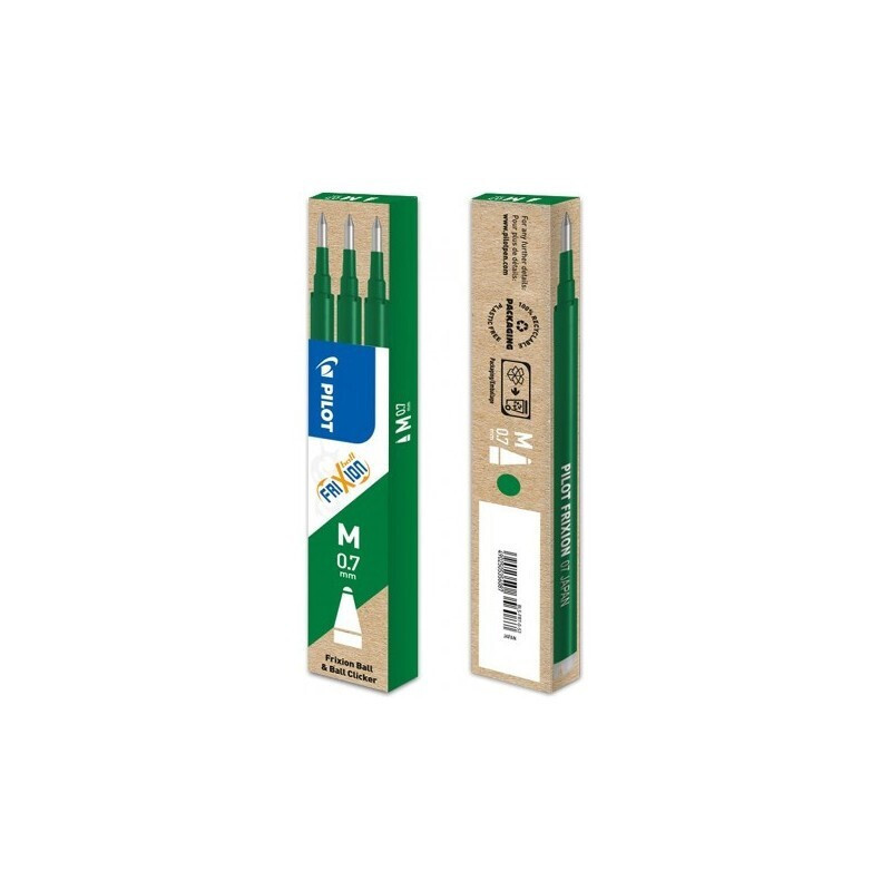 Pilot Frixion Ανταλλακτικό Μελάνι για Πένα Medium σε Διάφορα Χρώματα 3τμχ