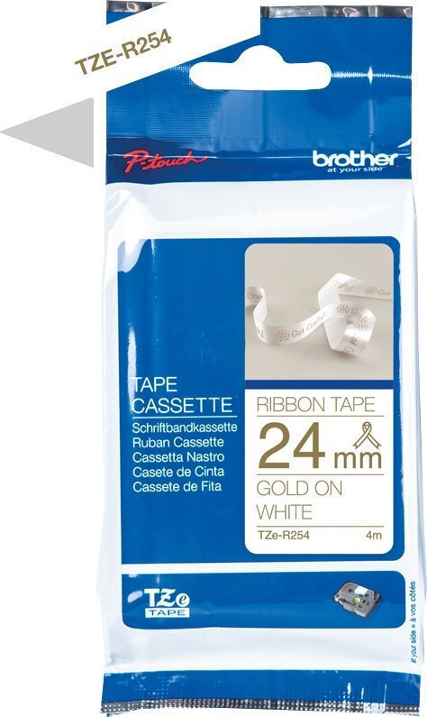 Brother P-touch 24mm Ροζ Χρυσή Ταινία Κορδέλας - Image 3