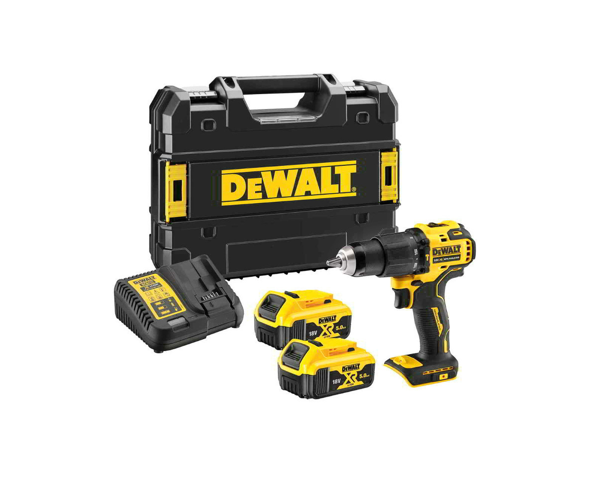 Dewalt Δραπανοκατσάβιδο Μπαταρίας 18V 2x5Ah DCD708P2T - Image 3