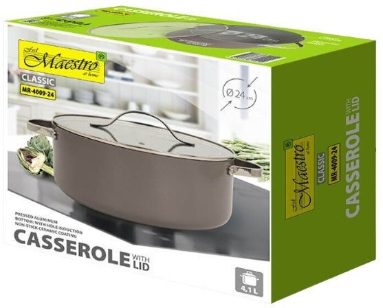 Maestro Βαθιά Κατσαρόλα από Αλουμίνιο 4.1lt / 24cm - Image 9