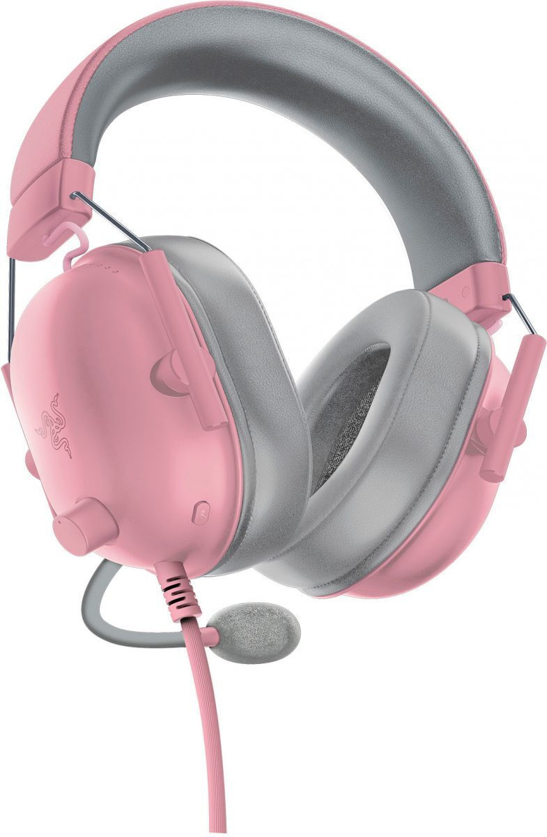 Razer BlackShark V2 X Over Ear Gaming Headset με σύνδεση 3.5mm Quartz for Nintendo Switch / PS4 / XBOX / PS5 - Image 2