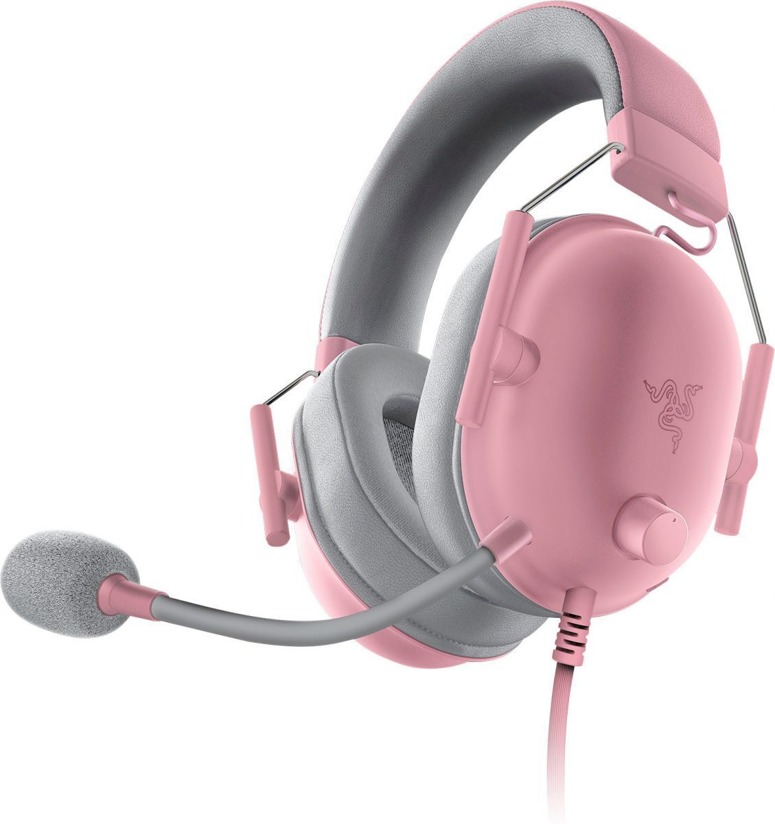 Razer BlackShark V2 X Over Ear Gaming Headset με σύνδεση 3.5mm Quartz for Nintendo Switch / PS4 / XBOX / PS5 - Image 4