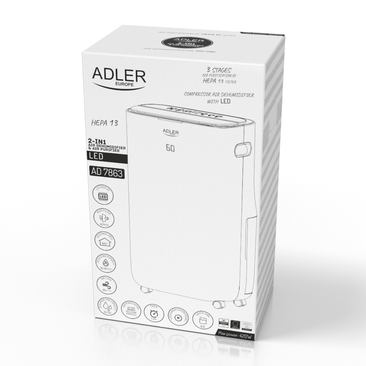 Adler AD 7863 0.5lt/ημέρα - Image 8