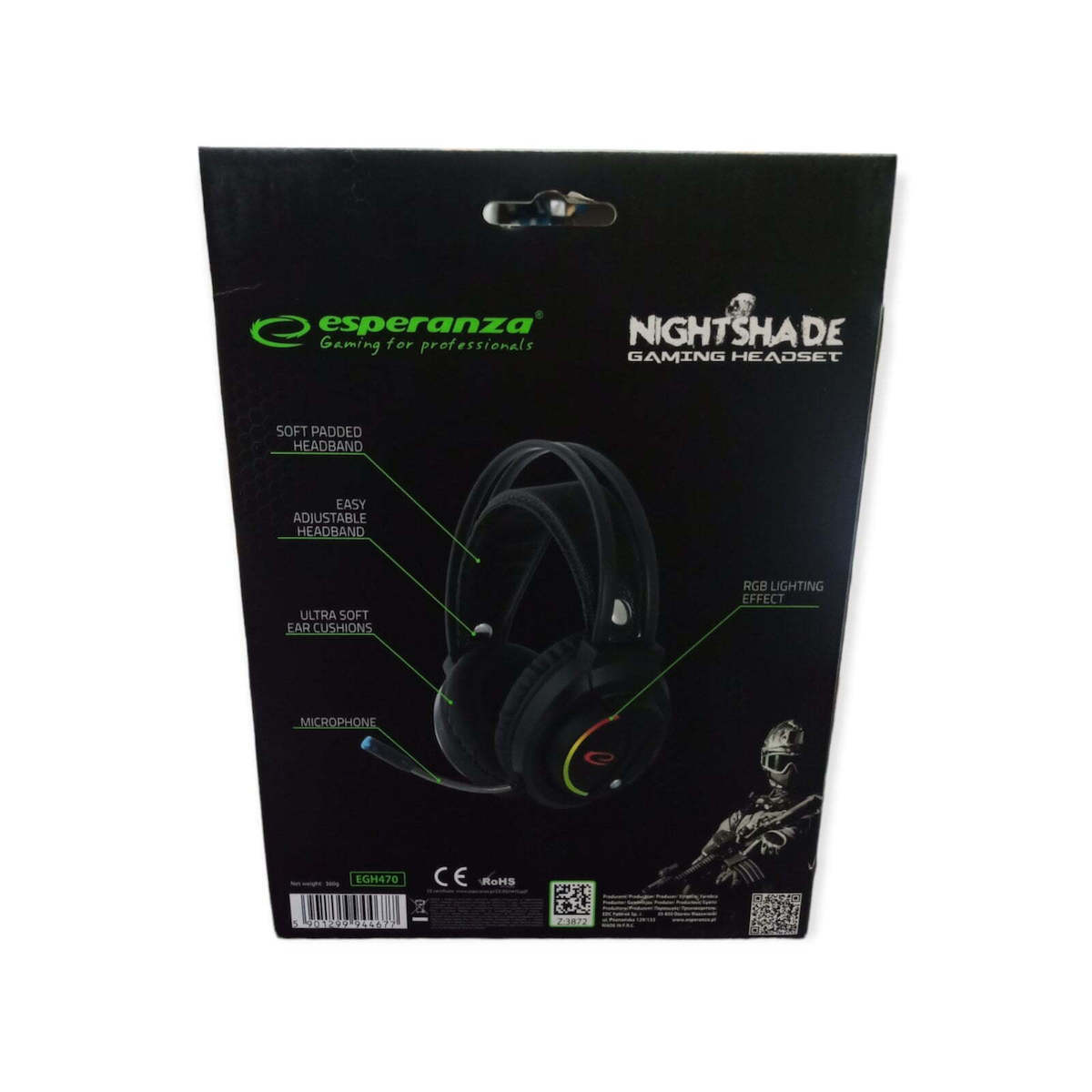 Esperanza Nightshade Over Ear - Image 6