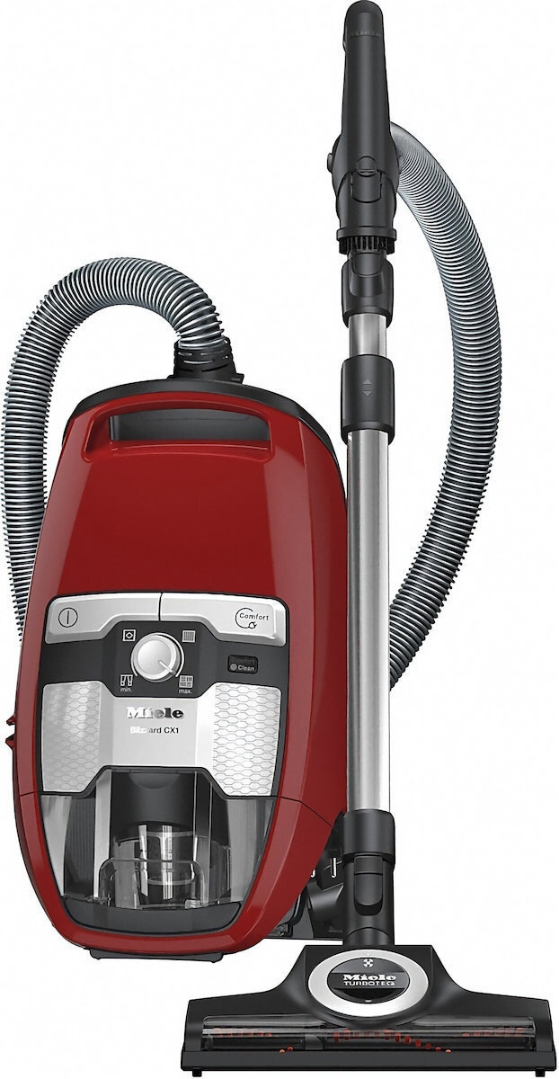 Miele Blizzard Cx1 Cat & Dog 890W με Κάδο Κόκκινη
