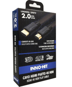 Innohit Cable HDMI male - HDMI male 2m Μαύρο