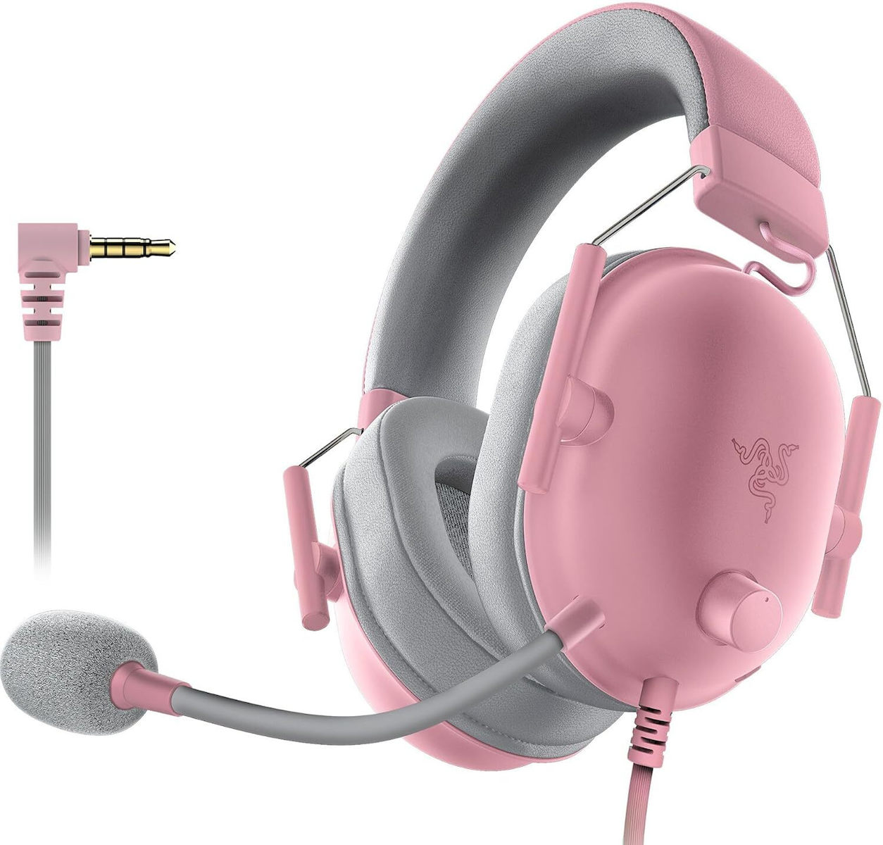 Razer BlackShark V2 X For Playstation Over Ear Gaming Headset με σύνδεση 3.5mm Quartz