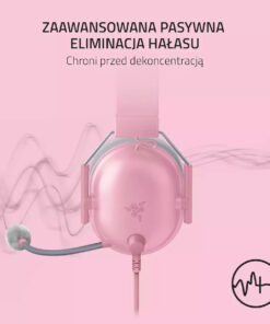 Alternative view of Razer BlackShark V2 X For Playstation Over Ear Gaming Headset με σύνδεση 3.5mm Quartz