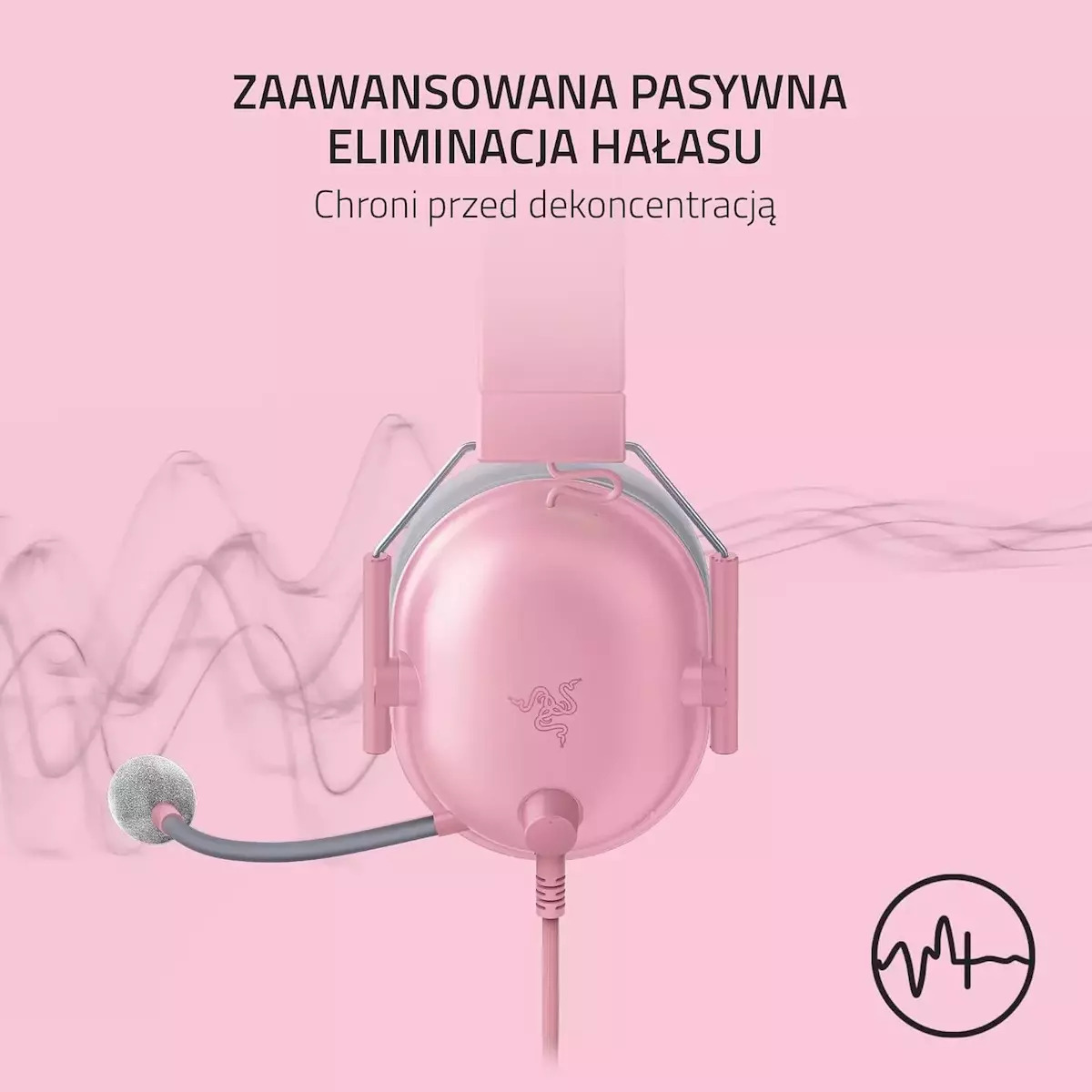 Razer BlackShark V2 X For Playstation Over Ear Gaming Headset με σύνδεση 3.5mm Quartz - Image 2