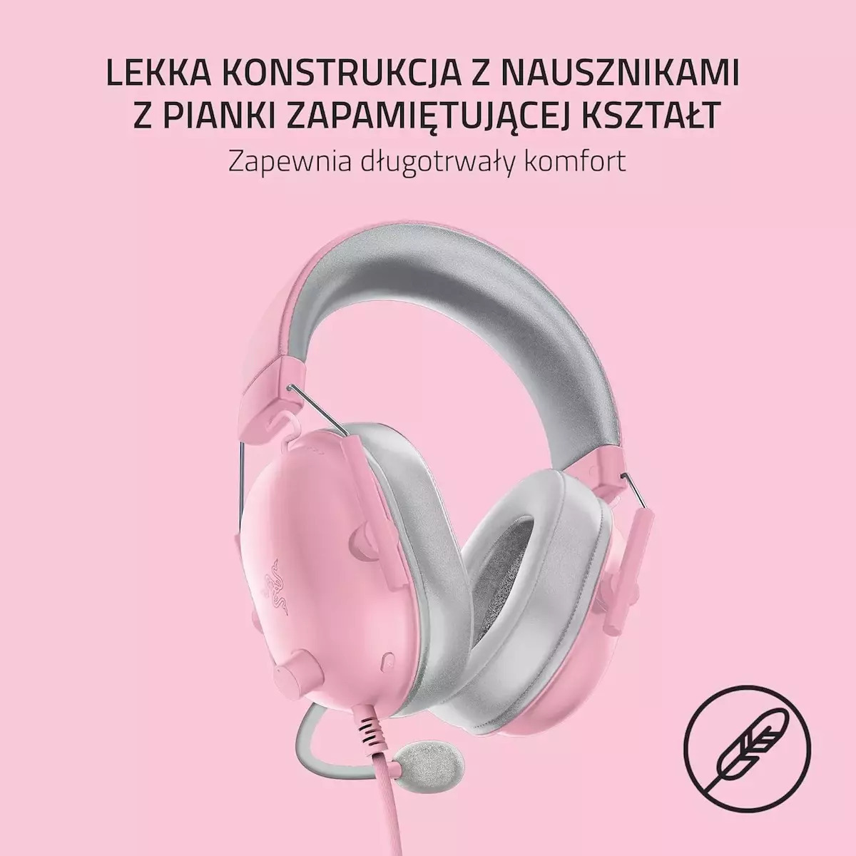 Razer BlackShark V2 X For Playstation Over Ear Gaming Headset με σύνδεση 3.5mm Quartz - Image 9