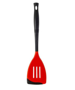 Le Creuset Schwarz Σπάτουλα Μαγειρικής Τρυπητή από Σιλικόνη Cherry Red - Black