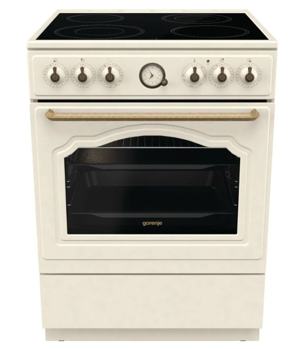 Gorenje GECS6B70CLI Κουζίνα 71lt με Κεραμικές Εστίες Π60εκ. Μπεζ - Image 4