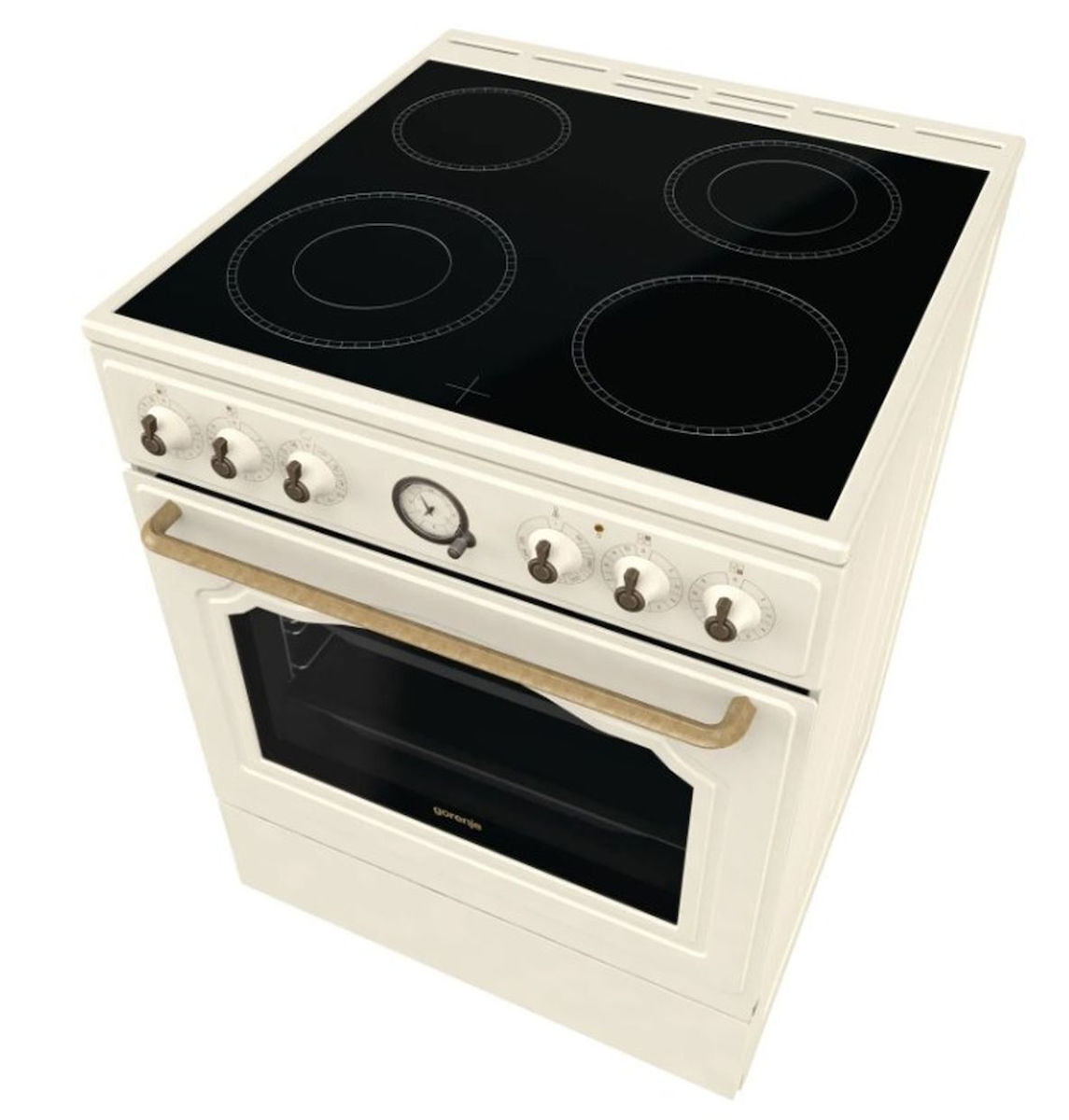 Gorenje GECS6B70CLI Κουζίνα 71lt με Κεραμικές Εστίες Π60εκ. Μπεζ - Image 8