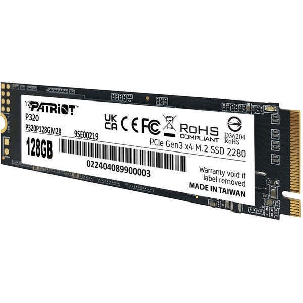 Patriot Viper P320 SSD 128GB M.2 NVMe PCI Express 3.0 P320P128GM28 - Image 4