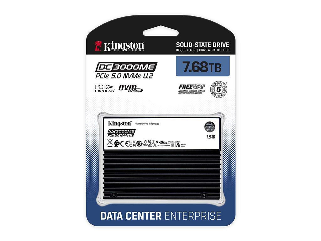 Kingston DC3000ME SSD 7.6TB 2.5'' NVMe PCI Express 5.0 SEDC3000ME/7T6 - Image 3
