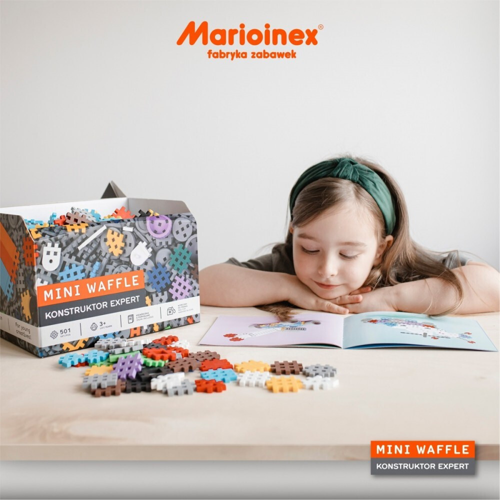 Marioinex Τουβλάκια Mini Waffle για 3+ Ετών 501τμχ - Image 4