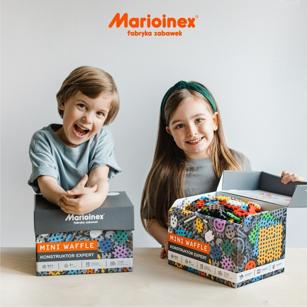 Marioinex Τουβλάκια Mini Waffle για 3+ Ετών 501τμχ - Image 3