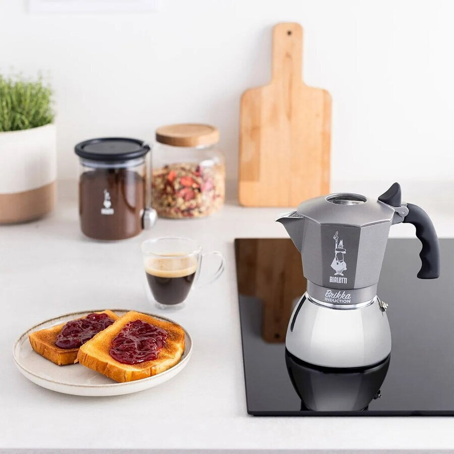 Bialetti Μπρίκι Espresso 4cups Γκρι - Image 2