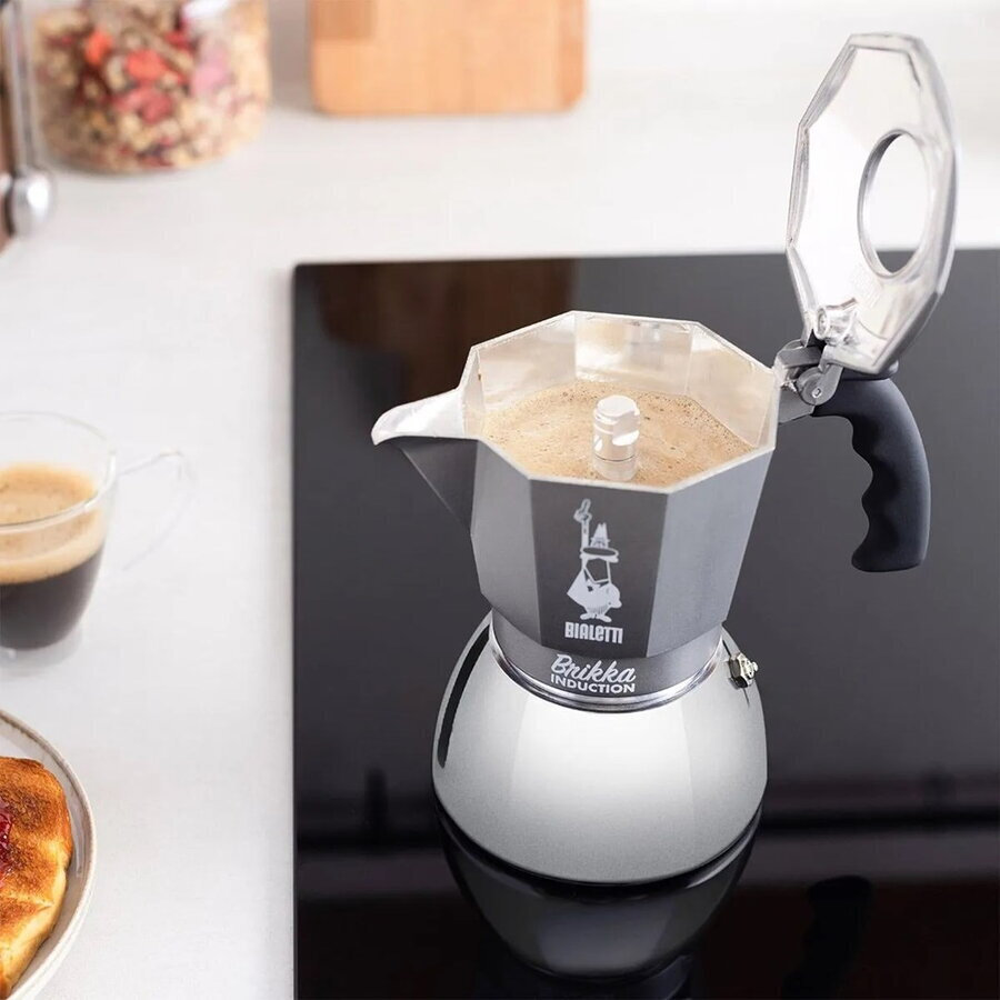 Bialetti Μπρίκι Espresso 4cups Γκρι - Image 3