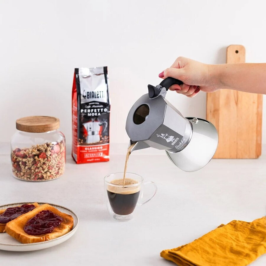 Bialetti Μπρίκι Espresso 4cups Γκρι - Image 4