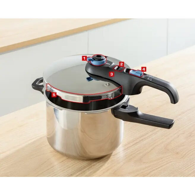 Tefal Secure Trendy Set Quattro Χύτρες Ταχύτητας 4lt + 6lt - Image 8