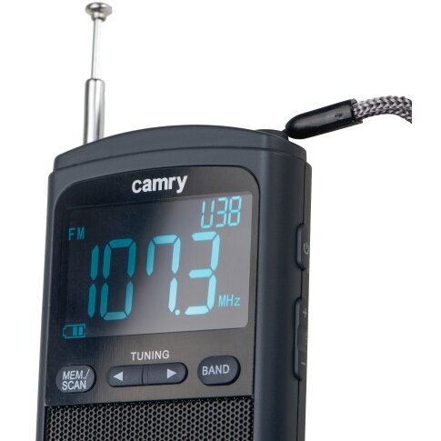 Camry CR1905 Ραδιοφωνάκι Μπαταρίας Γκρι - Image 5