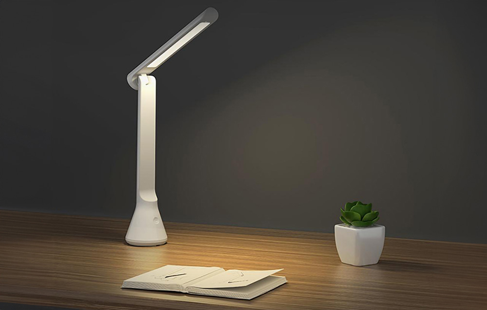Yeelight Portable Desk Lamp Επαναφορτιζόμενο LED Φωτιστικό Γραφείου Αναδιπλούμενο σε Λευκό Χρώμα YLTD11YL - Image 5