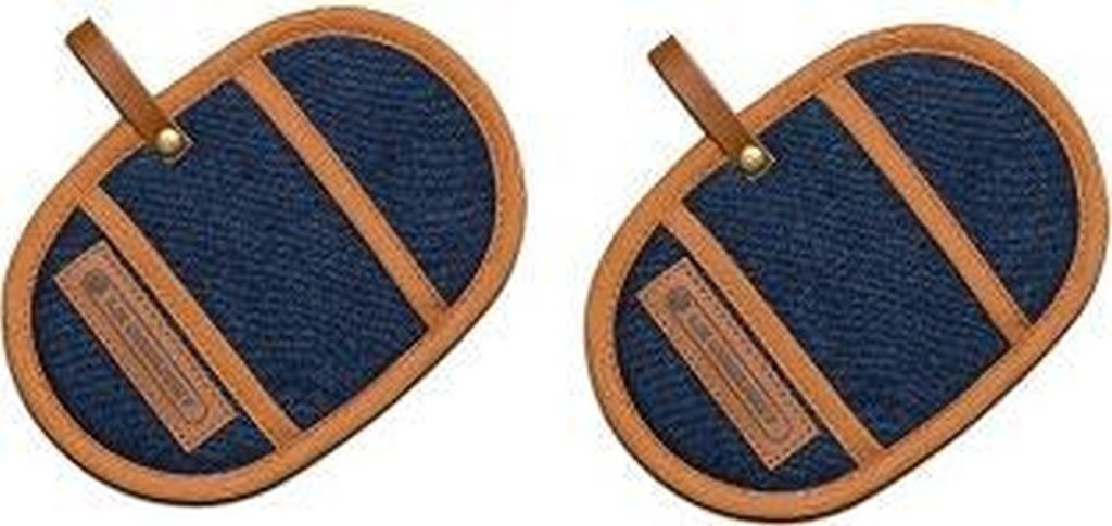 Le Creuset Πιάστρα Κουζίνας Υφασμάτινη Μπλε 2τμχ