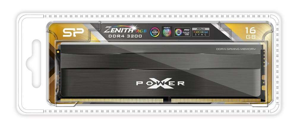 Silicon Power XPOWER Zenith RGB DDR4 με Module 1x16GB και Ταχύτητα 3200 για Desktop SP016GXLZU320BSD - Image 6