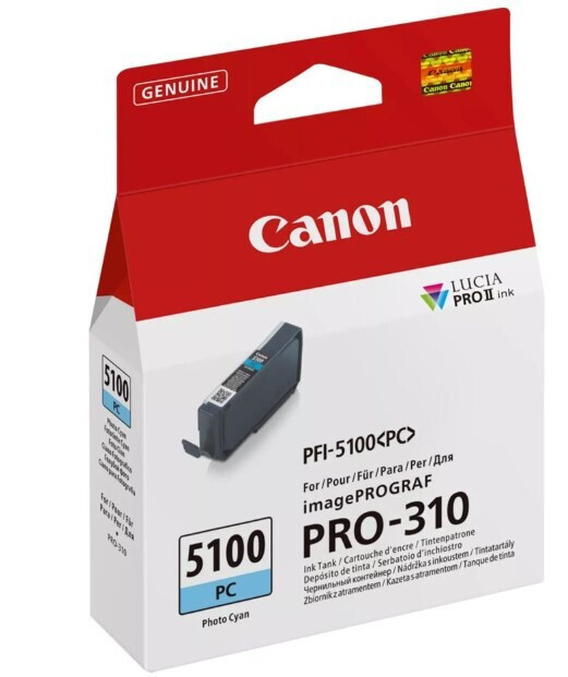 Canon PFI-5100 Γνήσιο Μελάνι Εκτυπωτή InkJet Photo Κυανό (6956C001) - Image 3